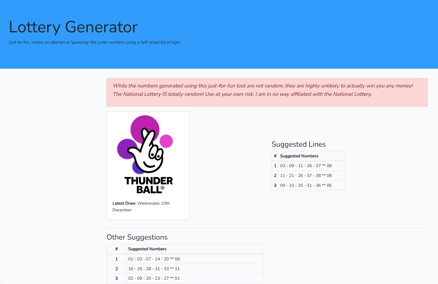 Breathing New Life into my Lottery Generator with AI